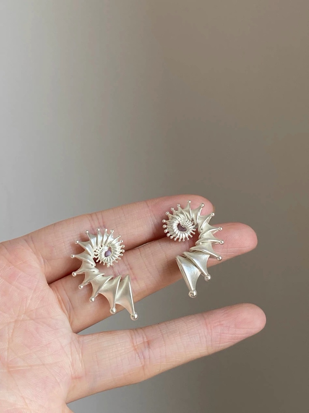 Best Selling Earrings Videmus Omnia Spinewave Earrings